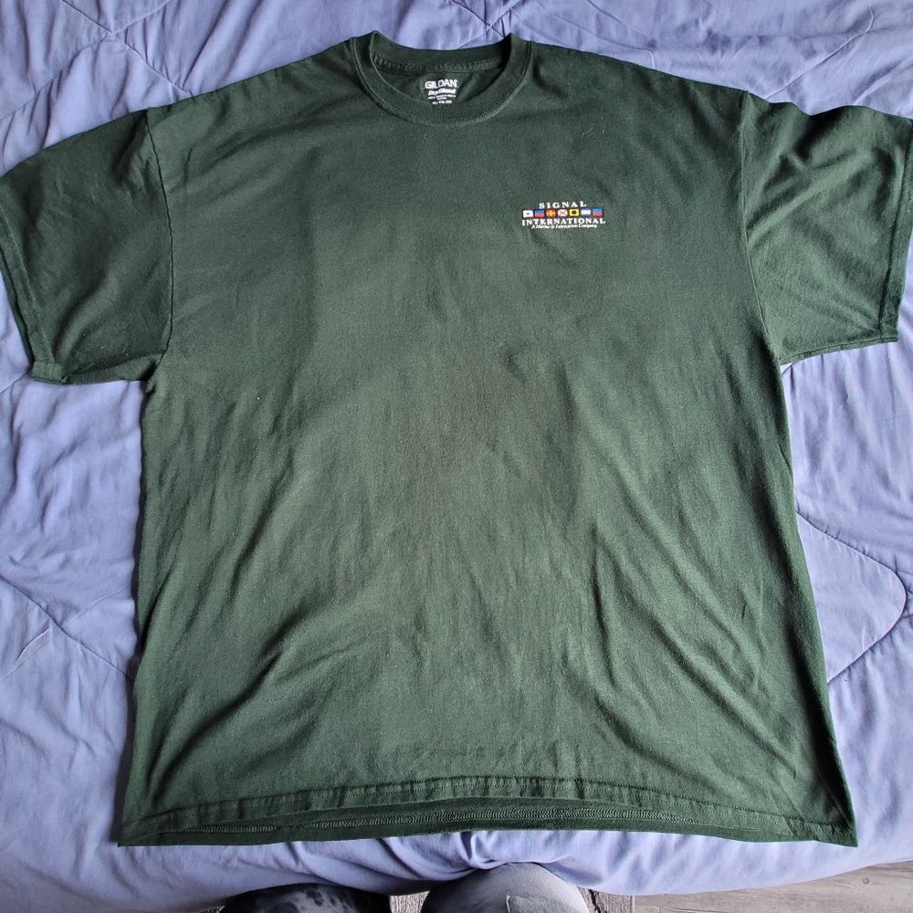 Green T Shirt, Gildan, 2X, brand new